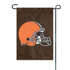 NFL Cleveland Browns 15"X10.5" APPLIQUE & EMBROIDERED Mini Garden Window Flag